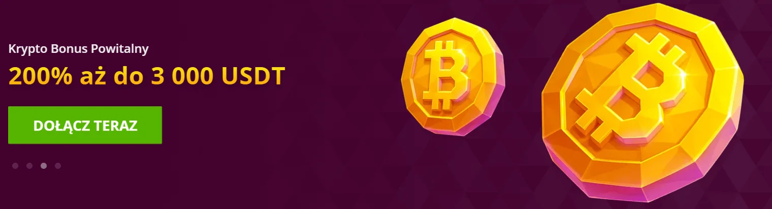 crypto welcome bonus up to 3000 USDT